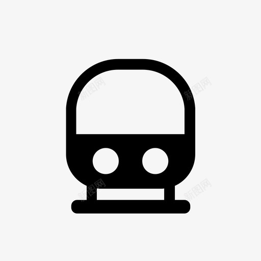 火车地铁交通工具图标svg_新图网 https://ixintu.com 交通工具 地铁 日常 火车 电车 科技