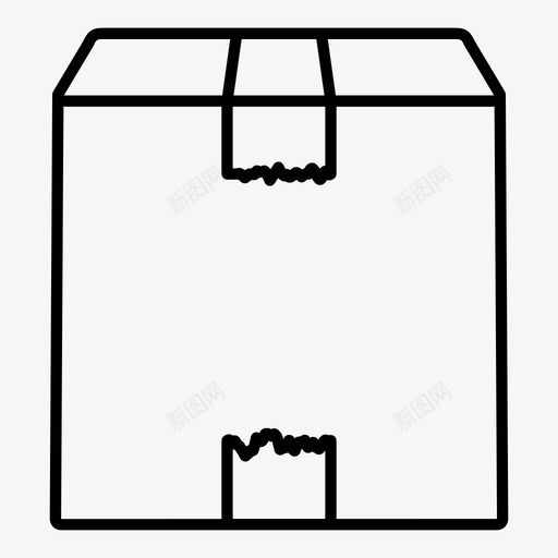 箱子纸板集装箱图标svg_新图网 https://ixintu.com 交货 箱子 纸板 装运 集装箱