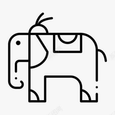 大象动物网络界面2月收集v4图标图标