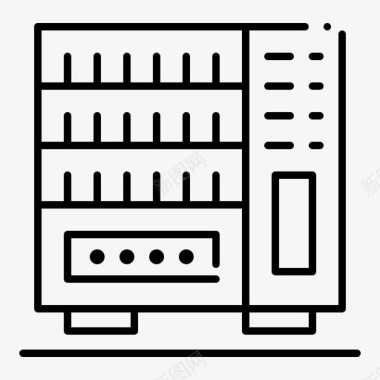 自动售货机抽屉内部图标图标