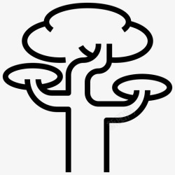 拯救森林树森林风景图标高清图片