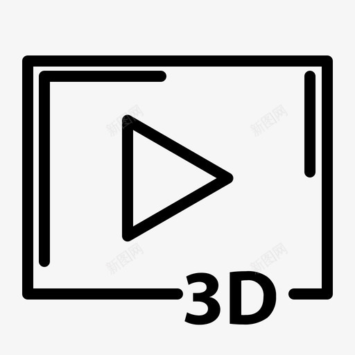 3d电影电影院工业电影图标svg_新图网 https://ixintu.com 3d 剧院 多媒体 工业 电影 电影院 音乐