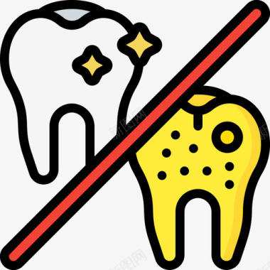 牙医戒烟11岁直系肤色图标图标