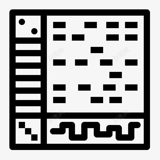 ableton应用音频图标svg_新图网 https://ixintu.com ableton daw 声音 应用 数字 法律 研究 计算机 音频 黑线