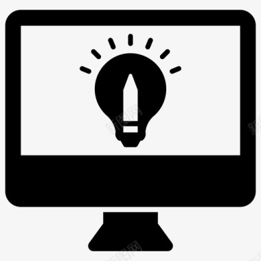 数字营销公告计算机图标图标
