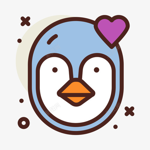 企鹅anctartica线形颜色图标svg_新图网 https://ixintu.com anctartica 企鹅 线形 颜色