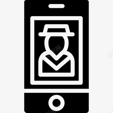 Videocalluimobile1固态图标图标