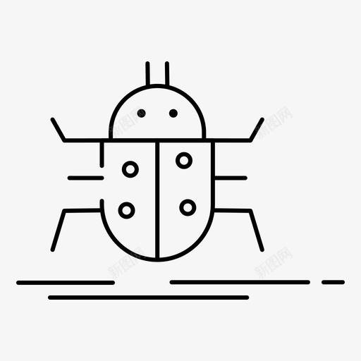 bug昆虫测试图标svg_新图网 https://ixintu.com bug collection feb v4 web 昆虫 测试 界面 病毒