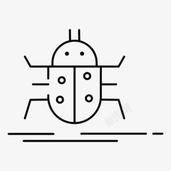 界面bugbug昆虫测试图标高清图片