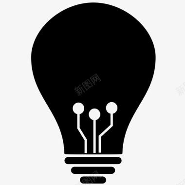 灯泡商业理念创新图标图标