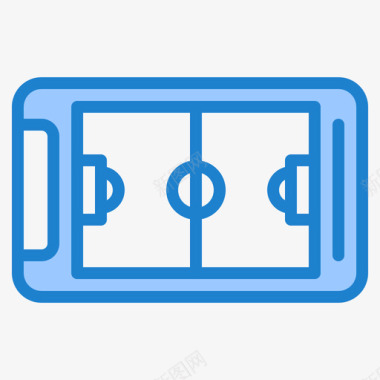 足球智能手机31蓝色图标图标