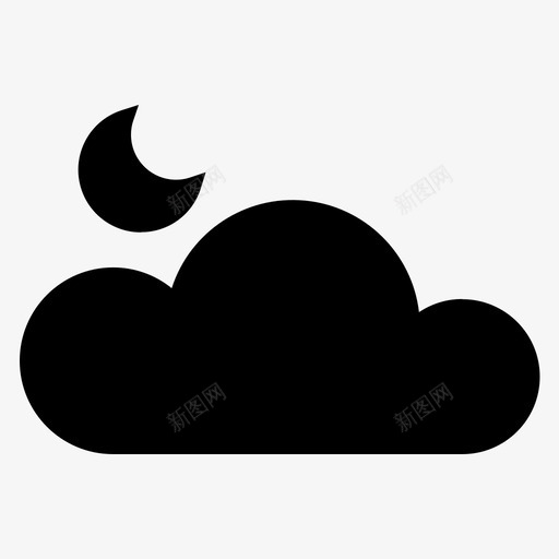 夜云ui图标svg_新图网 https://ixintu.com ui 字形 用户界面