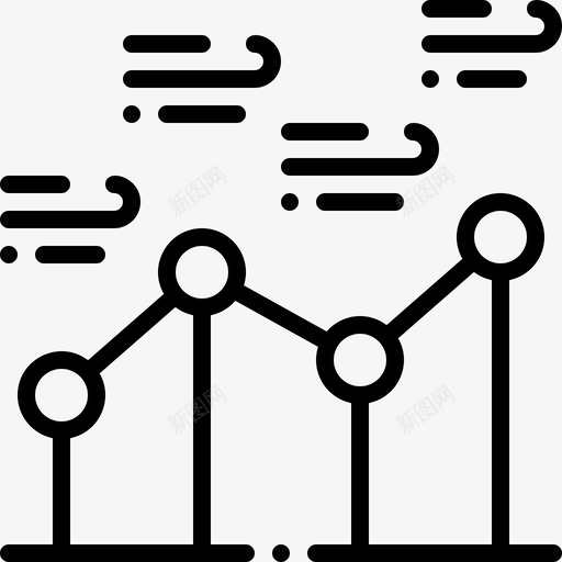 折线图天气237线性图标svg_新图网 https://ixintu.com 天气 折线 线图 线性