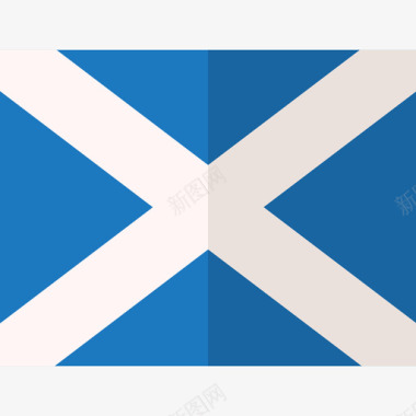 苏格兰国旗6平坦图标图标