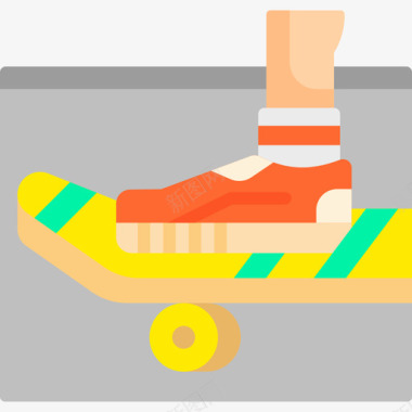 滑板运动167平板图标图标