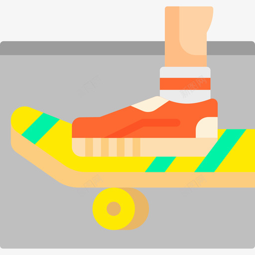 滑板运动167平板图标svg_新图网 https://ixintu.com 平板 滑板 运动