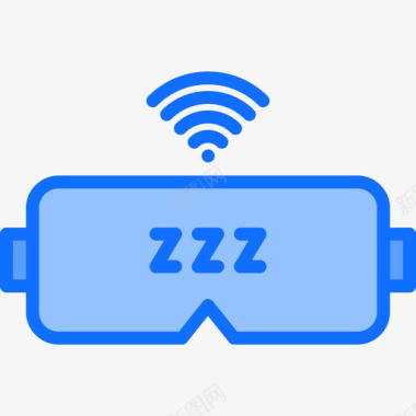 睡眠面具小玩意16蓝色图标图标