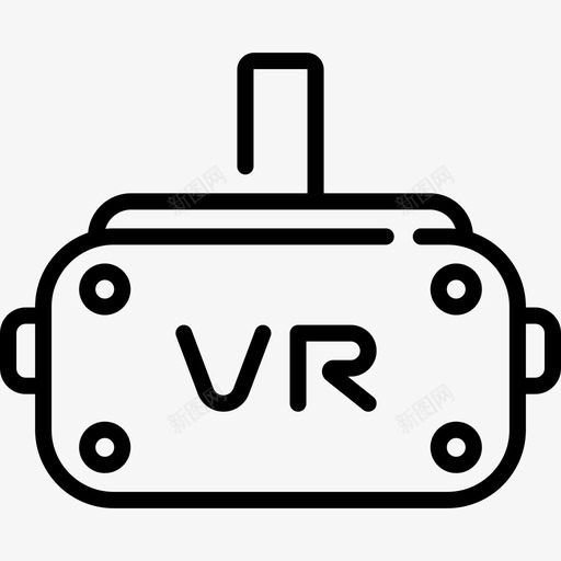 Vr眼镜虚拟现实80线性图标svg_新图网 https://ixintu.com Vr 眼镜 线性 虚拟现实