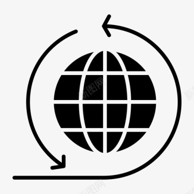 全球业务网络全球业务图标图标