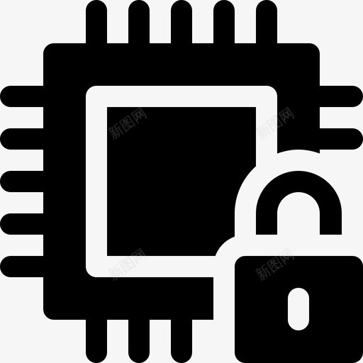Chiphacker40填充图标svg_新图网 https://ixintu.com Chip hacker 填充