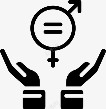 平等女权主义24填充图标图标
