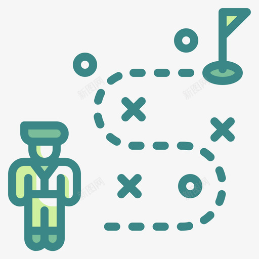 目标商业战略图标svg_新图网 https://ixintu.com 商业 战略 目标
