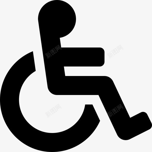 wheelchairsvg_新图网 https://ixintu.com wheelchair