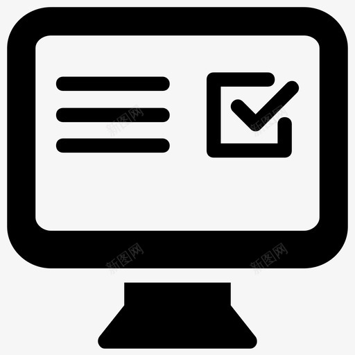 在线问卷电脑复选框反馈图标svg_新图网 https://ixintu.com 反馈 回应 在线 复选框 情感 核对 电脑 观点 评分 评论 问卷