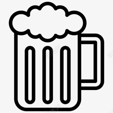 啤酒饮料食物图标图标