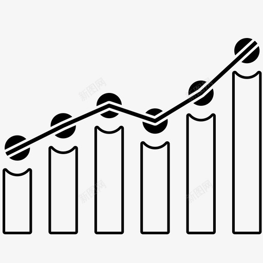图表财务增长利润图标svg_新图网 https://ixintu.com 利润 图表 增长 统计 财务