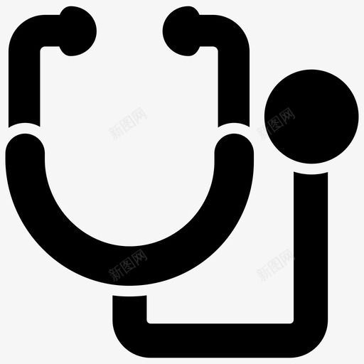 听诊器医疗设备医疗器械图标svg_新图网 https://ixintu.com 医疗器械 医疗设备 听诊器 心脏 设备