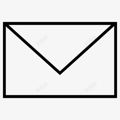 信封信图标svg_新图网 https://ixintu.com 信封
