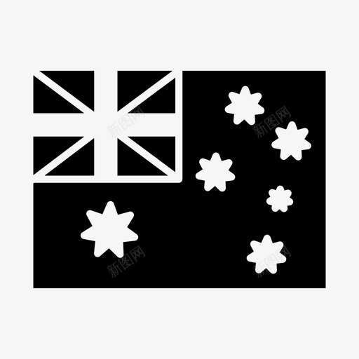 澳大利亚国旗国家世界国旗图标svg_新图网 https://ixintu.com 世界 国家 国旗 澳大利亚