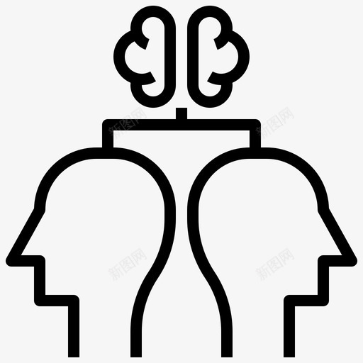 头脑风暴身体器官身体部位图标svg_新图网 https://ixintu.com 人脑 企业管理 医学 器官 头脑 身体 部位 风暴