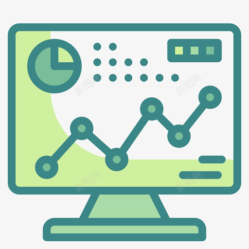 图表数字内容双色调图标svg_新图网 https://ixintu.com 内容 双色 图表 数字 色调
