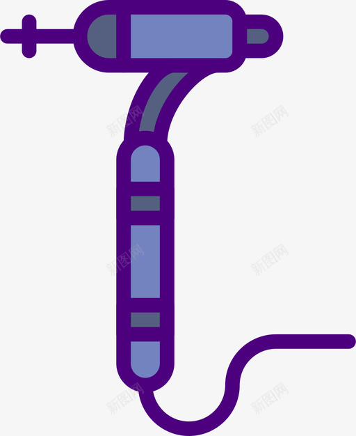 牙钻医用186线颜色图标svg_新图网 https://ixintu.com 医用 牙钻 颜色