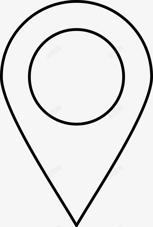 地图标识位置地图导航svg_新图网 https://ixintu.com 位置 地图 导航 标识