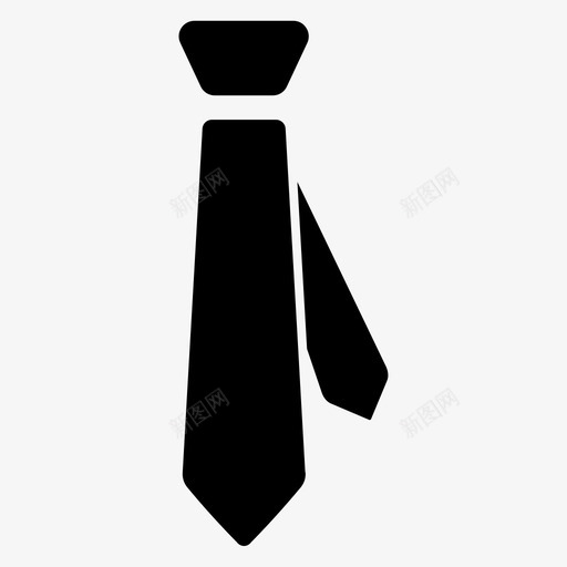 领带配饰优雅图标svg_新图网 https://ixintu.com 优雅 元素 时尚 条纹 配饰 领带