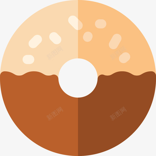 甜甜圈早餐49无糖图标svg_新图网 https://ixintu.com 无糖 早餐 甜甜圈