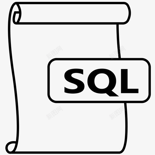sql查询文件格式图标svg_新图网 https://ixintu.com sql 数据库 文件 查询 格式