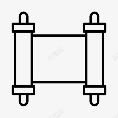 托拉犹太经文宗教图标图标