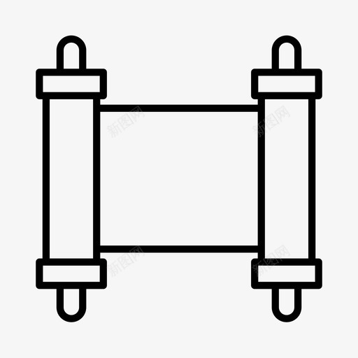 托拉犹太经文宗教图标svg_新图网 https://ixintu.com 宗教 崇拜 托拉 教堂 犹太 犹太教 经文