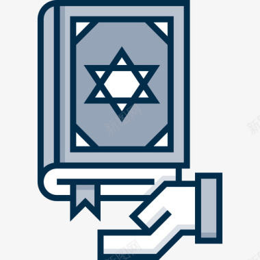 犹太人葬礼41直系肤色图标图标
