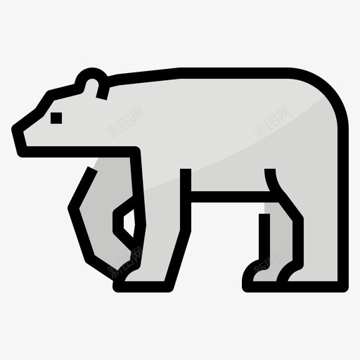 北极熊全球变暖15线性颜色图标svg_新图网 https://ixintu.com 全球 北极熊 变暖 线性 颜色