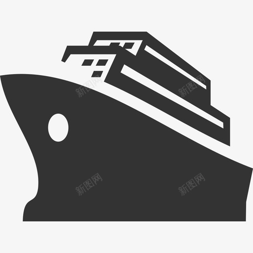 2-轮船svg_新图网 https://ixintu.com 2-轮船