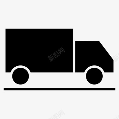 卡车驾驶运输图标图标