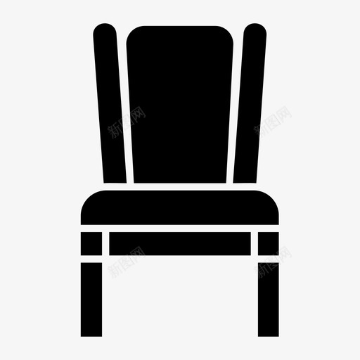 椅子等候椅木椅图标svg_新图网 https://ixintu.com 木椅 椅子 等候