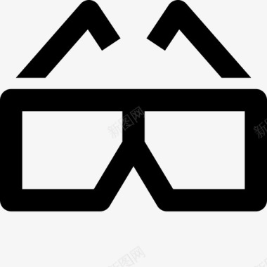 安全眼镜安全17填充图标图标