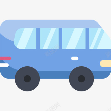 小型巴士162路平车图标图标