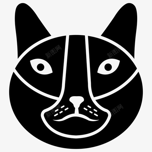 猫动物家畜图标svg_新图网 https://ixintu.com 动物 图标 字形 宠物 家畜 小猫 猫科